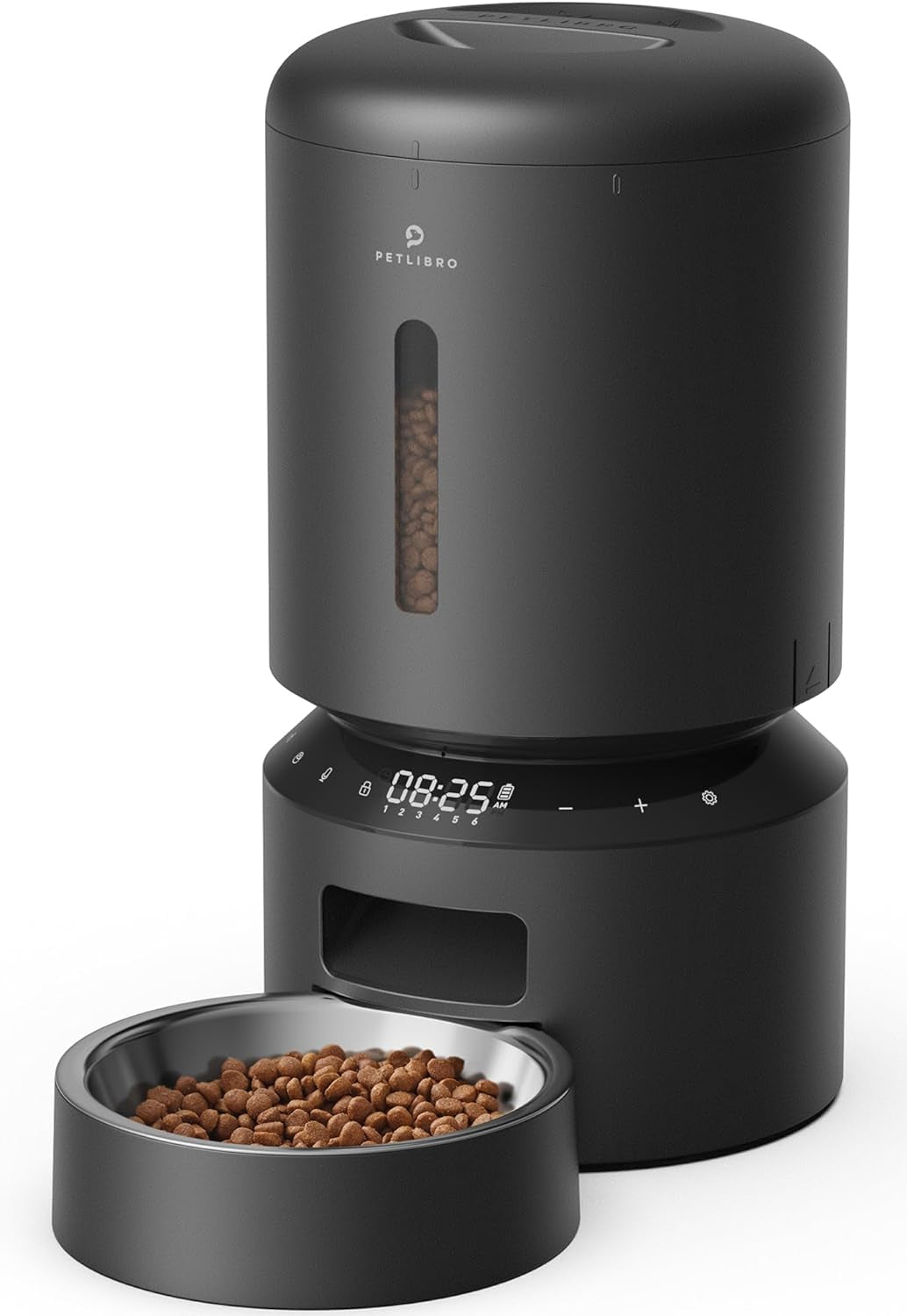 Automatic Cat Feeder Dog Food Dispenser Auto Timer Pet Feeding Tray, Low Food & Motion & Sound Alerts, 4L Basic